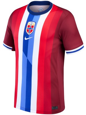 Norway maglia da casa uniforme da calcio prima maglia da calcio sportiva da uomo per la Coppa Euro 2024